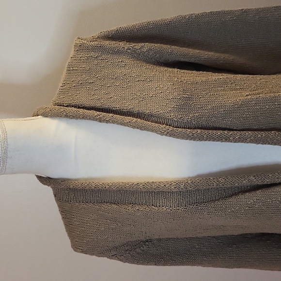 Eileen Fisher Cotton Open Front Cardigan - Picture 2 of 7